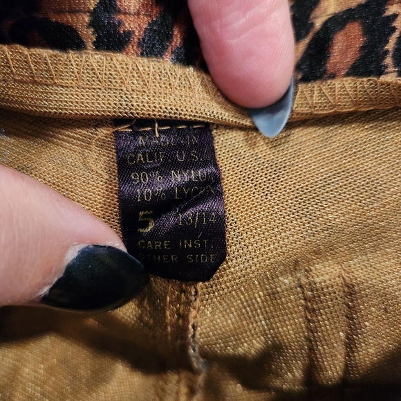 True Vintage 1970s LE Gambi Stretch Disco Rollerskate Pants - Picture 5 of 6